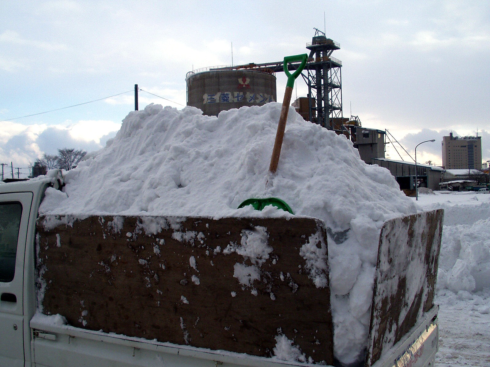 排雪の様子